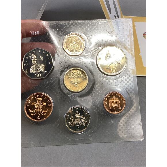 1985 Great Britain Royal Mint Brilliant Uncirculated Annual Coin Set - Picture 11 of 12